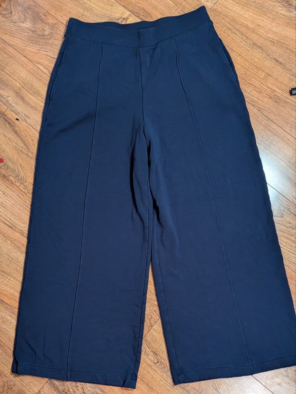 Lou And Grey Wide Leg Trouser Sweatpants  Navy